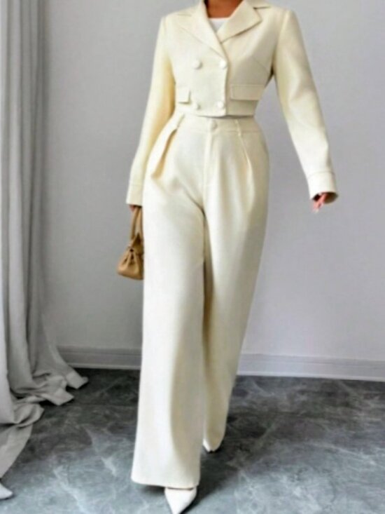 Jackets & Blazers - Lovely Two Piece Ladies Pants Suit (XL)